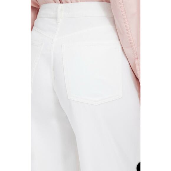 Madewell Superwide-Leg Jeans: Airy Denim Edition in Tile White Size 32 - Picture 5 of 13